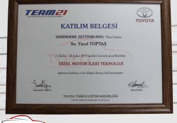 TEAM2021 - Katılım Belgesi